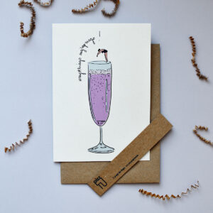 Kartka „Szampan”