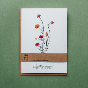 Kartka okolicznościowa "Łąka z koniczyną"