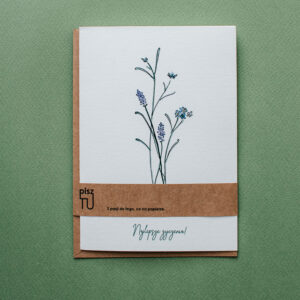 Kartka okolicznościowa "Łąka z lawendą"