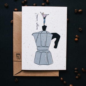 Kartka okolicznościowa "Kawowych uniesień"