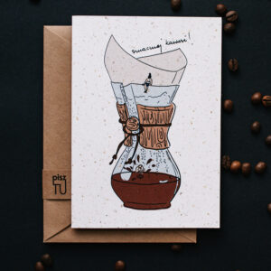 Kartka okolicznościowa "Smacznej kawusi"