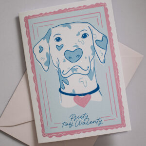 Kartka walentynkowa "Psięty Walenty"